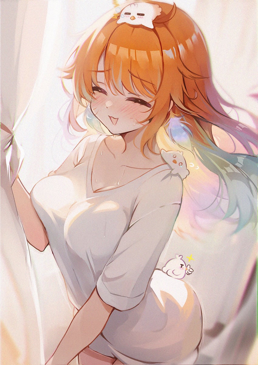 takanashi kiara and kfp employee (hololive and 1 more) drawn by koahri
