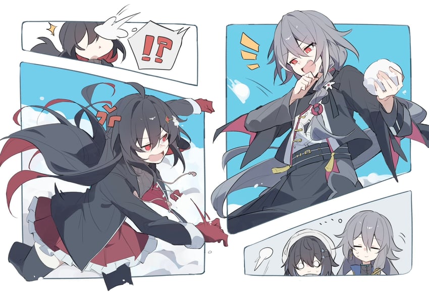fu hua, seele vollerei, herrscher of sentience, and seele (honkai and 1 more) drawn by nonaa4141