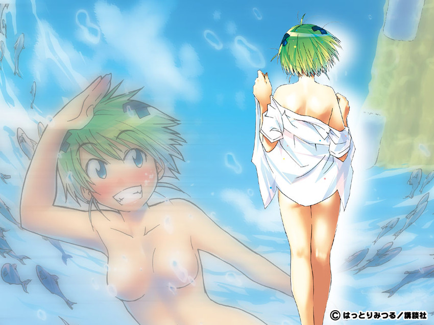 ninagawa amuro (kenkou zenrakei suieibu umishou) drawn by hattori_mitsuru