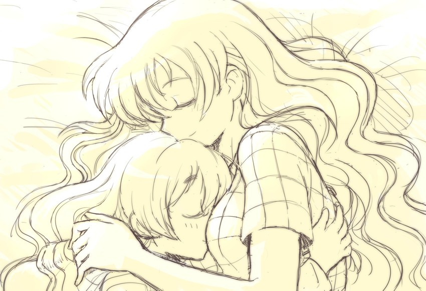 tomoe mami and momoe nagisa (mahou shoujo madoka magica and 1 more) drawn by ryunosuke1973