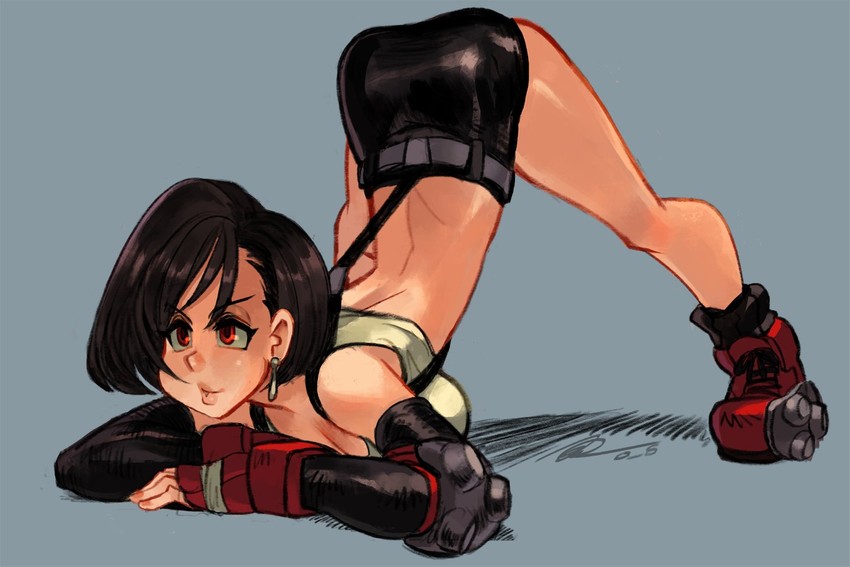 tifa lockhart (final fantasy and 1 more) drawn by alex_ahad