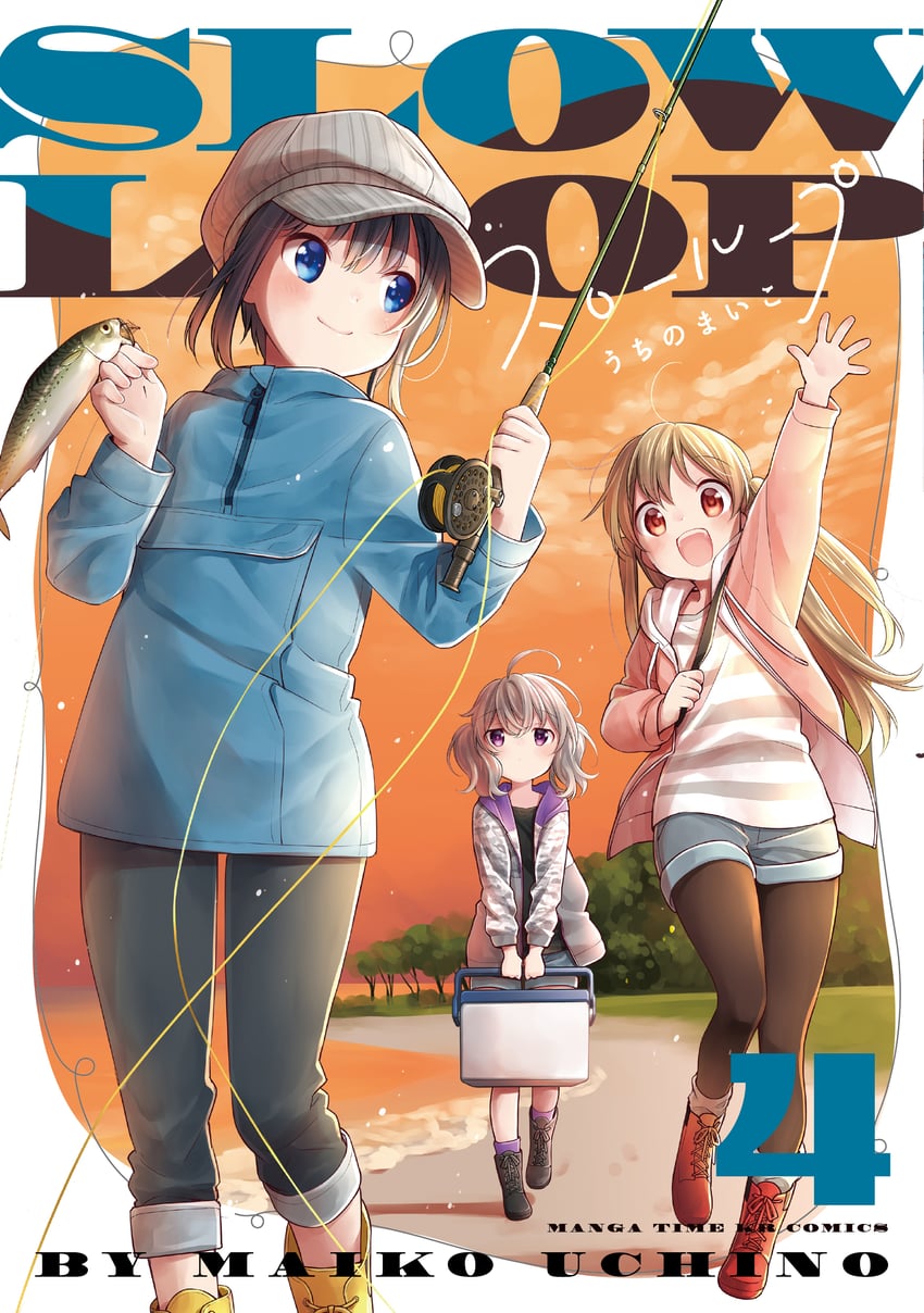 yoshinaga koi, minagi koharu, and minagi hiyori (slow loop) drawn by uchino_maiko