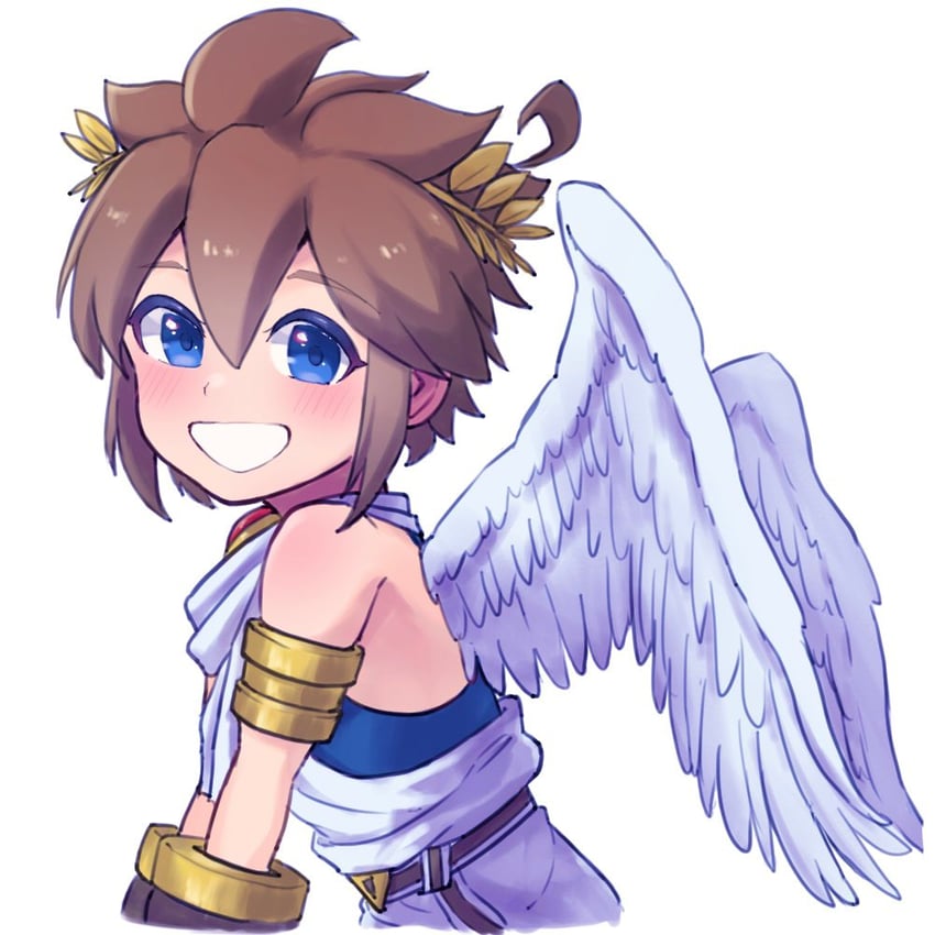 pit (kid icarus and 1 more) drawn by waffuum