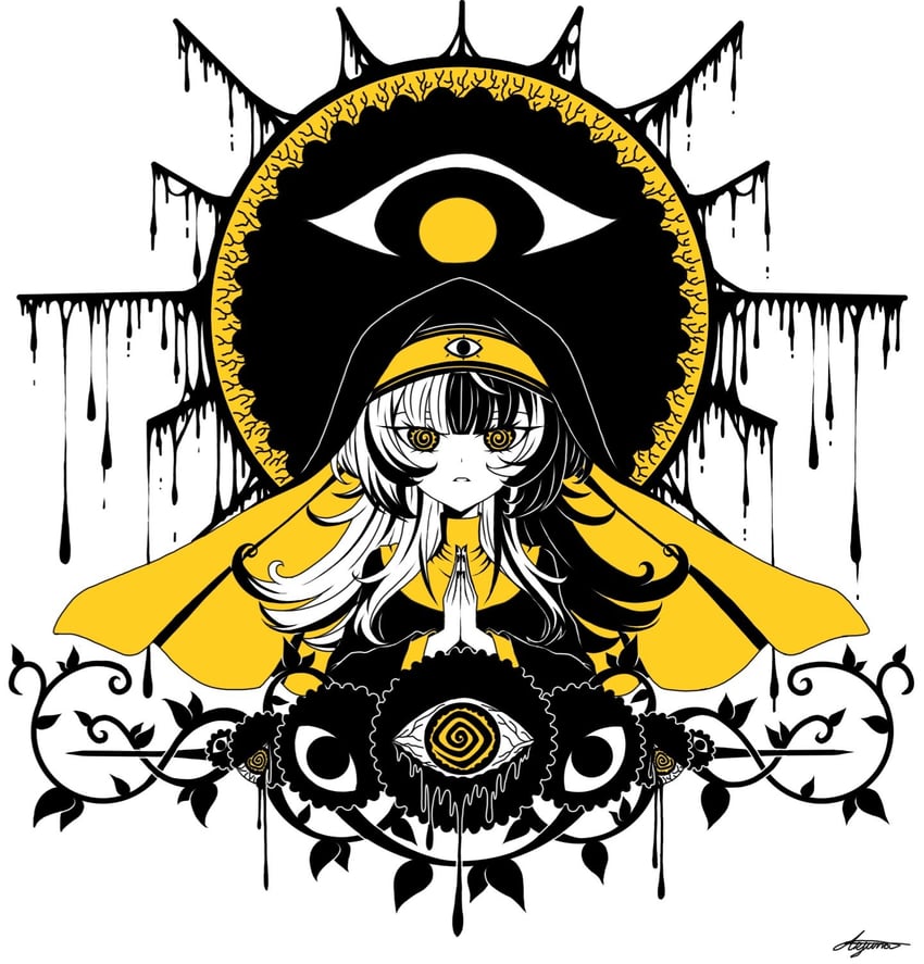shiori novella (hololive and 1 more) drawn by arjuna_625