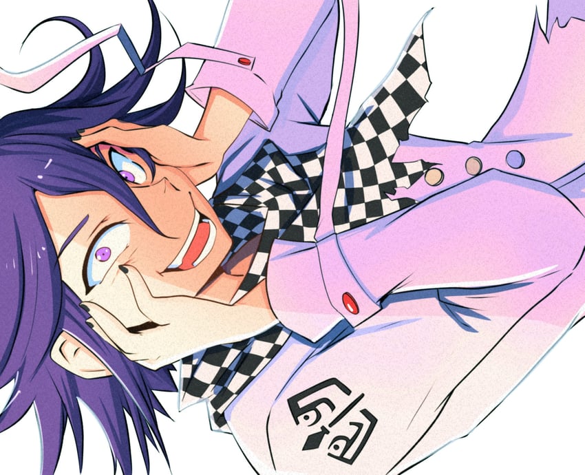 oma kokichi (danganronpa and 1 more) drawn by onac911