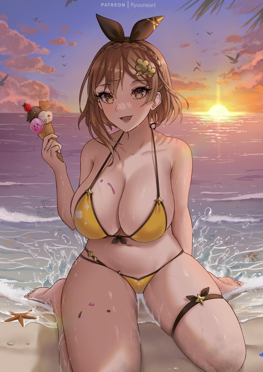 reisalin stout (atelier and 2 more) drawn by ryuuneart