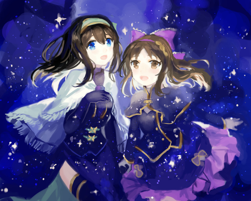 sagisawa fumika and tachibana arisu (idolmaster and 1 more) drawn by sha_(isago)