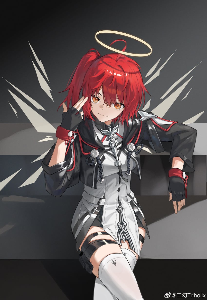 exusiai and exusiai the new covenant (arknights) drawn by sanhuan