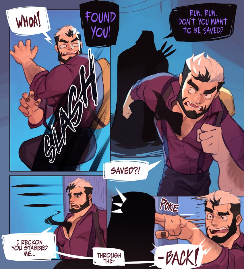 henri and death (sucking up to death) drawn by helbai
