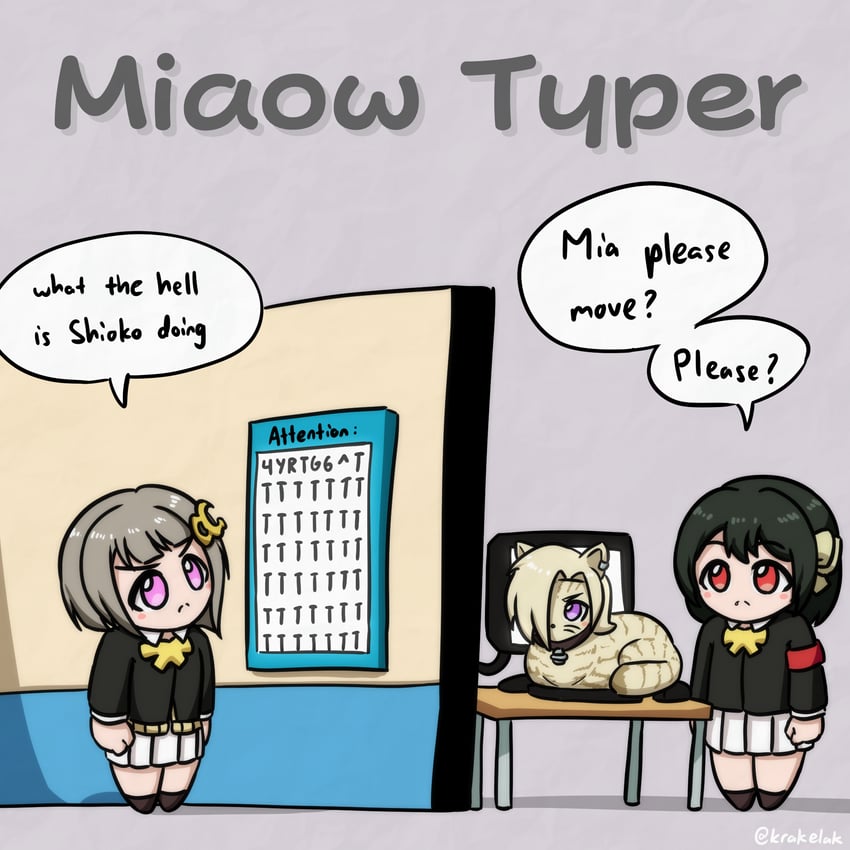 nakasu kasumi, mifune shioriko, and mia taylor (love live! and 1 more) drawn by krakelak