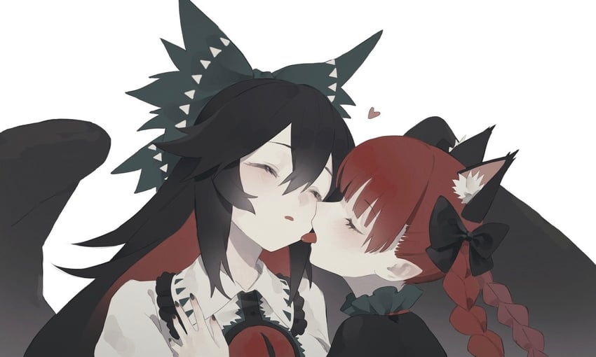 kaenbyou rin and reiuji utsuho (touhou) drawn by rcs_4
