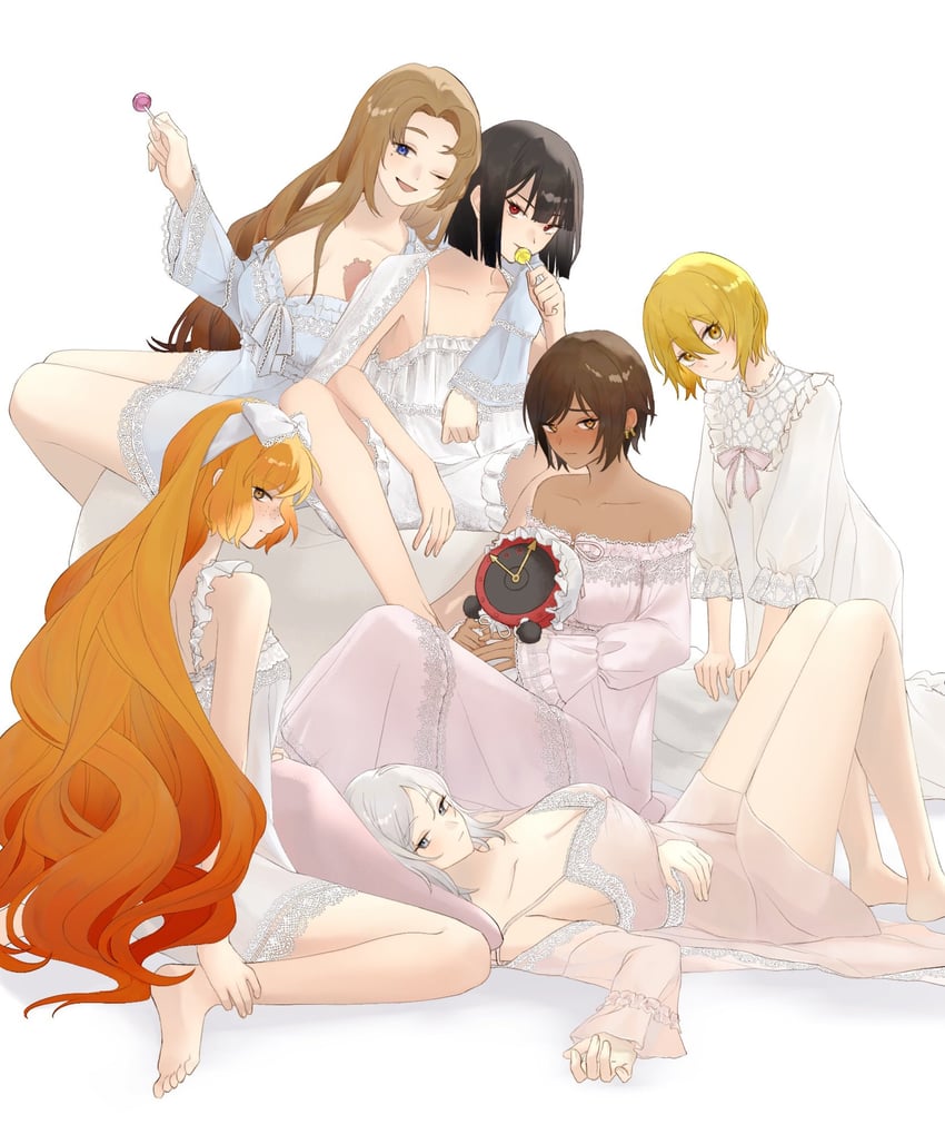 ishmael, don quixote, faust, ryoshu, dante, and 2 more (project moon and 1 more) drawn by misomozuku