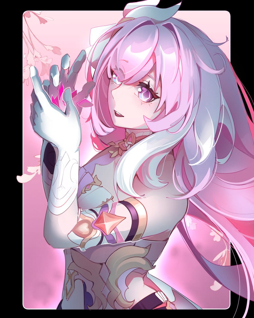 elysia (honkai and 1 more) drawn by ashou-gm