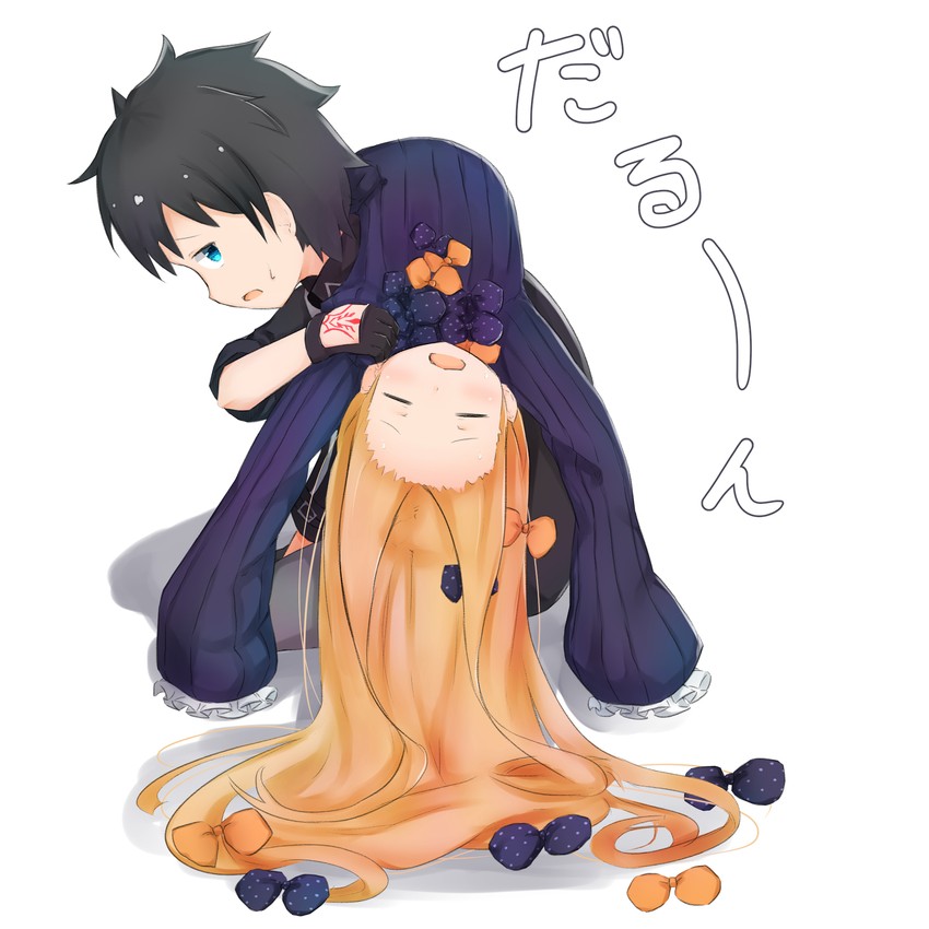 fujimaru ritsuka and abigail williams (fate and 1 more) drawn by su_guryu