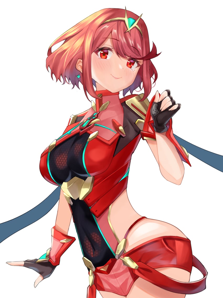 pyra (xenoblade chronicles and 1 more) drawn by kyaro_(wanu_14)