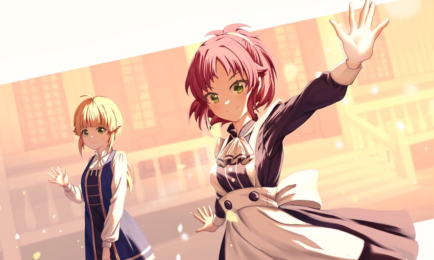 norn greyrat and aisha greyrat (mushoku tensei) drawn by yumicha