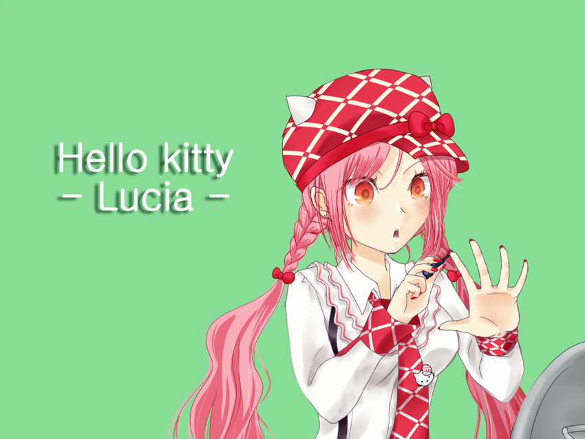 hello kitty and lucia (sanrio and 2 more) drawn by asatsuyu_(aquacandle)