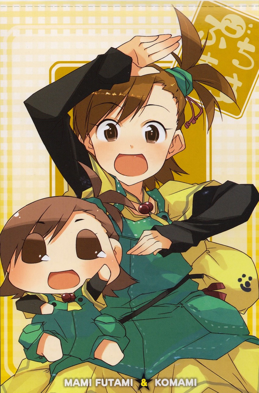 futami mami and komami (idolmaster and 1 more) drawn by akane_yuki