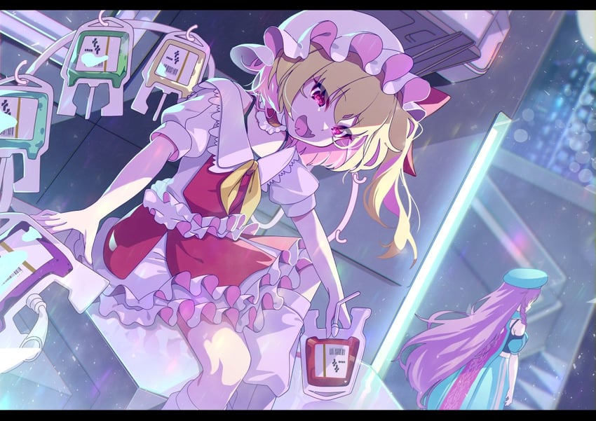 flandre scarlet and hong meiling (touhou) drawn by tendou_kaoru