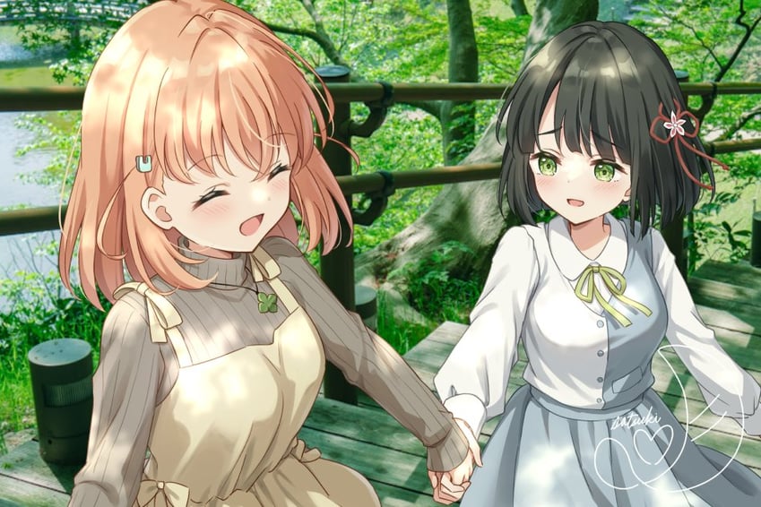 hinoshita kaho and momose ginko (love live! and 1 more) drawn by hanazora_satsuki