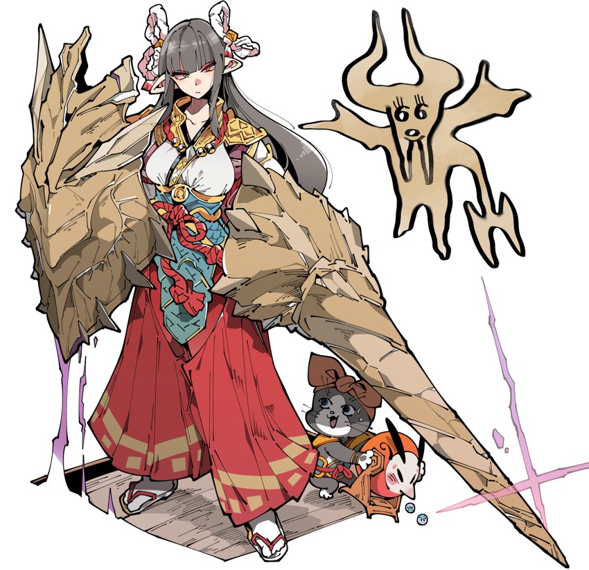 minoto and diablos (monster hunter and 1 more) drawn by kafun