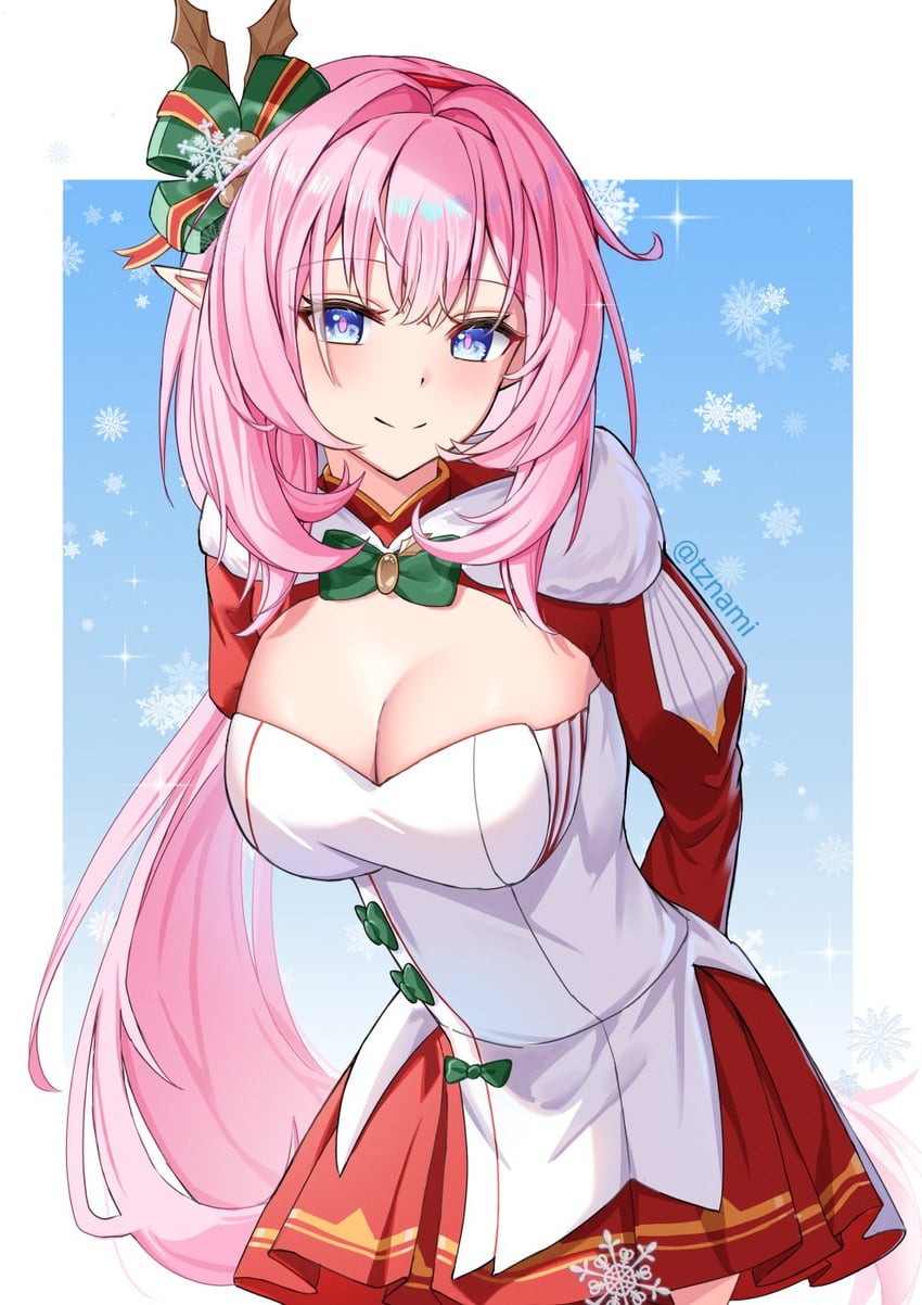 elysia (honkai and 1 more) drawn by nami_(tznami)