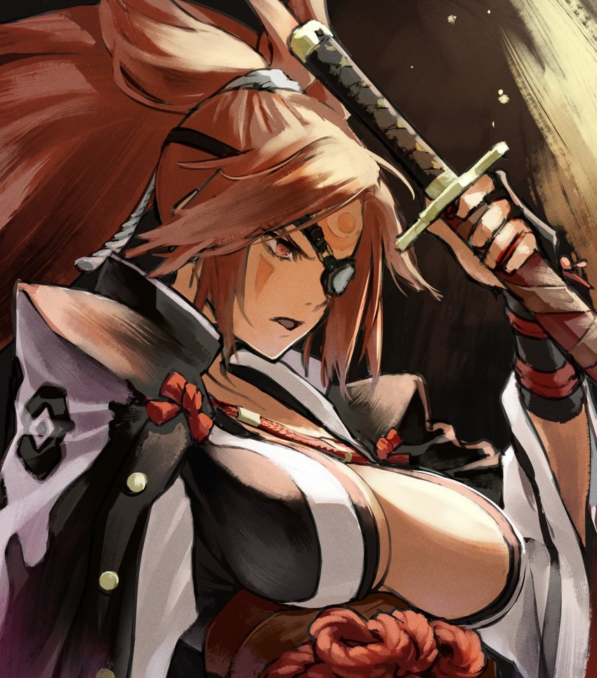 baiken (guilty gear and 1 more) drawn by jako_(toyprn)