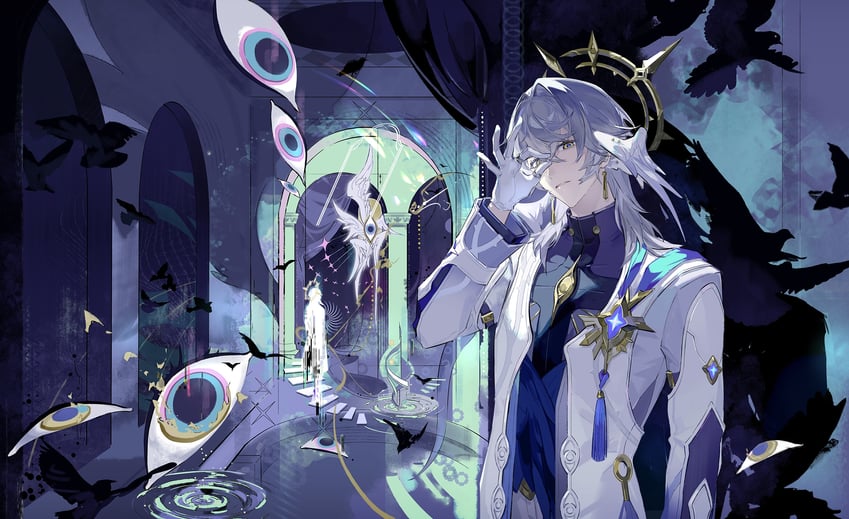 sunday (honkai and 1 more) drawn by qingming_tiaohetu
