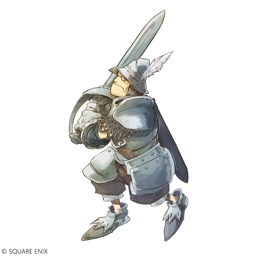 adelbert steiner (final fantasy and 2 more) drawn by itahana_toshiyuki