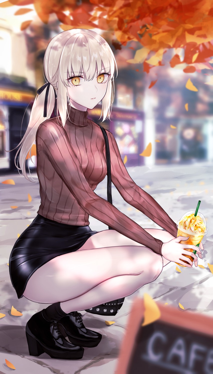 artoria pendragon and saber alter (fate and 2 more) drawn by meltymaple