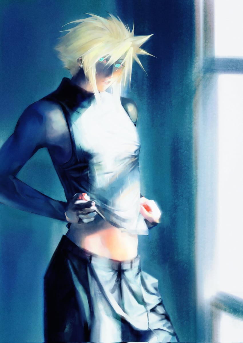 cloud strife (final fantasy and 1 more) drawn by wadanoki1st