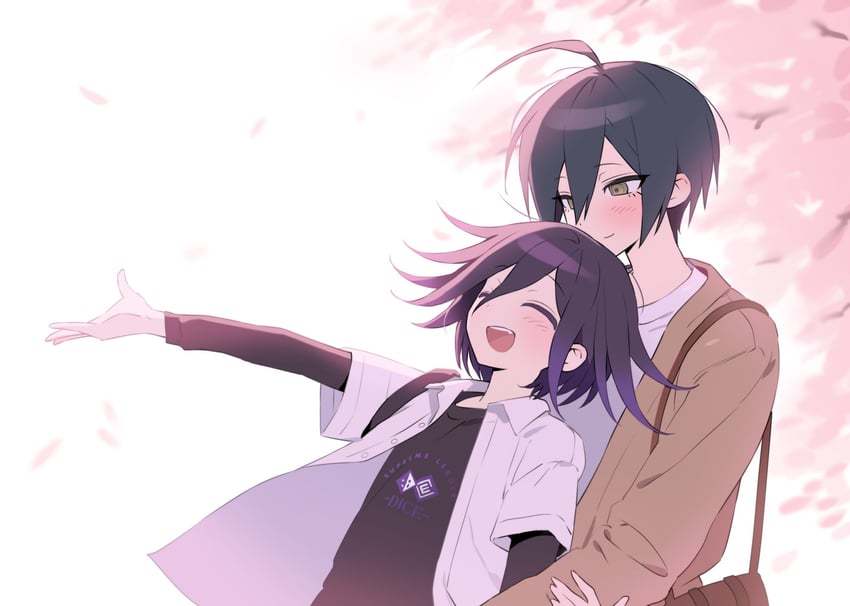 oma kokichi and saihara shuichi (danganronpa and 1 more) drawn by kishu11037