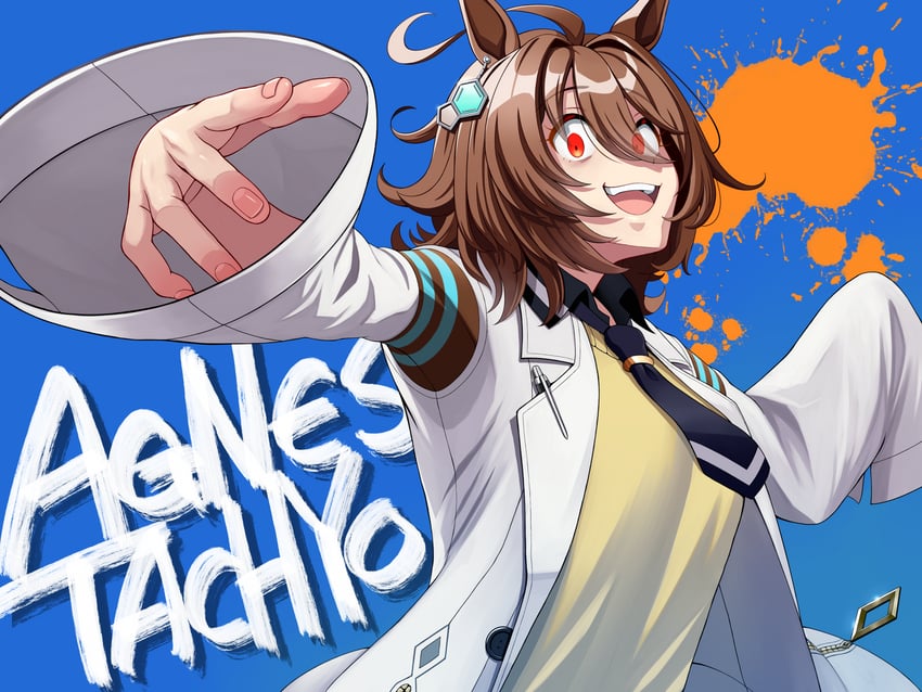 agnes tachyon (umamusume and 1 more) drawn by tussy