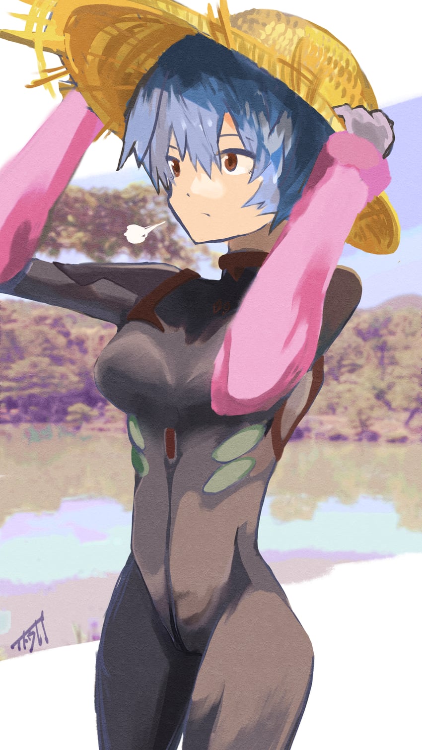 ayanami rei (neon genesis evangelion and 2 more) drawn by zero-boites