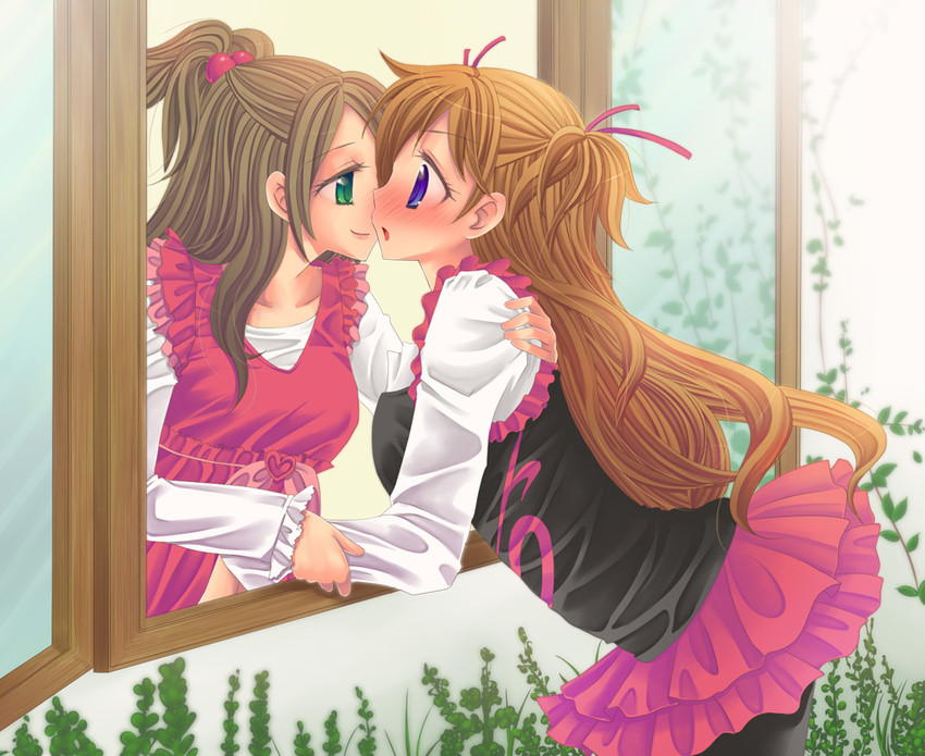 houjou hibiki and minamino kanade (precure and 1 more) drawn by cherry_peachcat