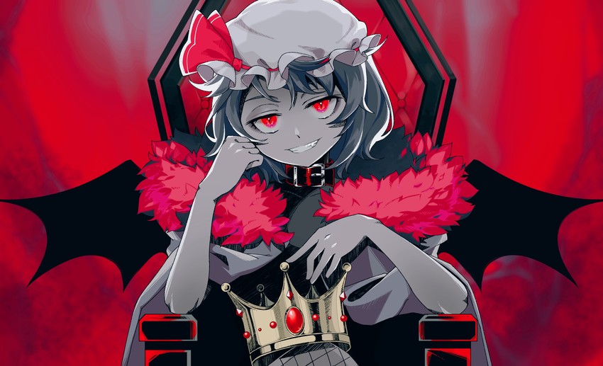 remilia scarlet (touhou and 1 more) drawn by satsuki_mei_(17maymay14)