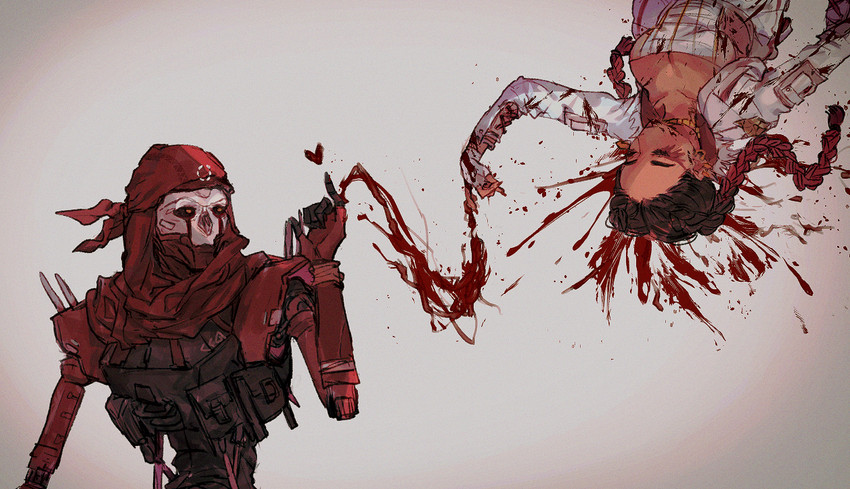 loba, revenant, and classic revenant (apex legends) drawn by shourou_kanna