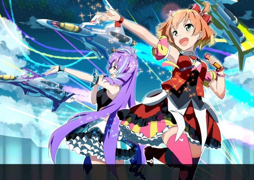 mikumo guynemer, freyja wion, vf-31, vf-31j, vf-31c, and 1 more (macross and 1 more) drawn by gotyou