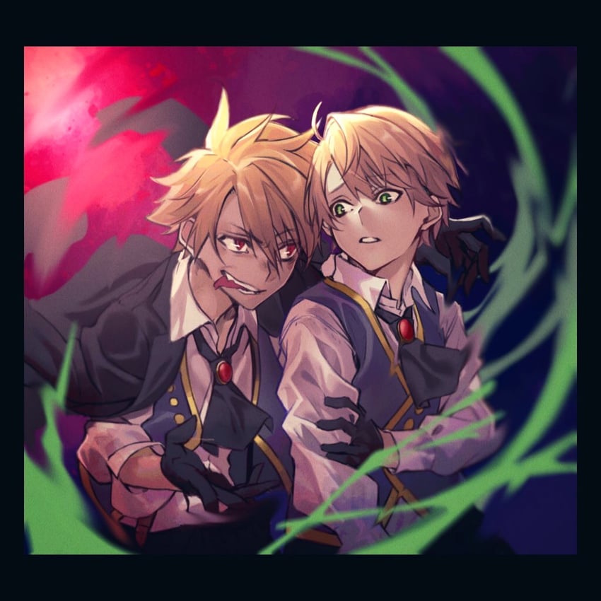 jekyll and hyde, henry jekyll, and hyde (fate and 1 more) drawn by hiro_(hirohiro_gorira)
