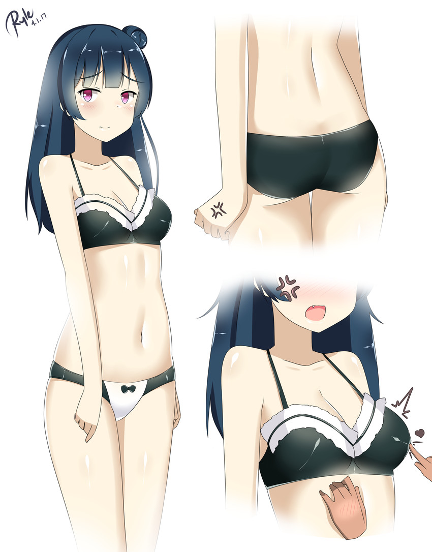 tsushima yoshiko (love live! and 1 more) drawn by ryle