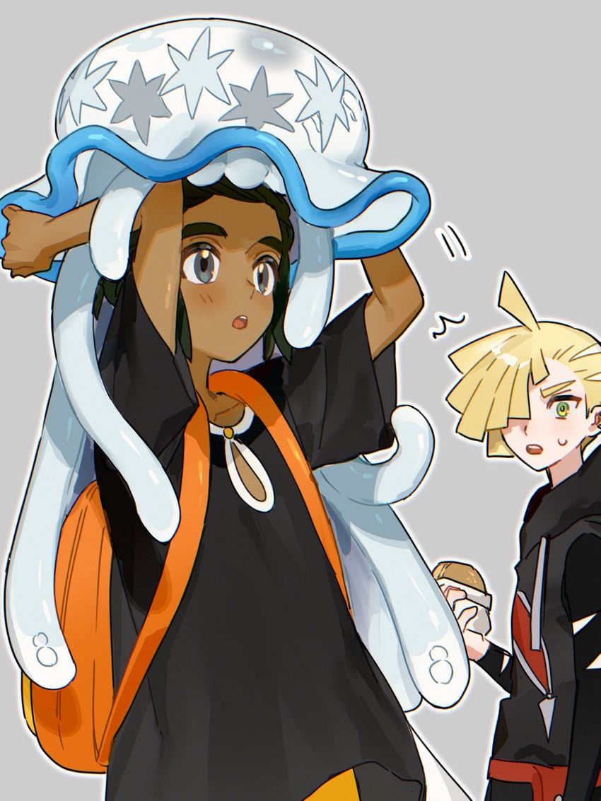 gladion, hau, and nihilego (pokemon and 1 more) drawn by fua1heyvot4ifsr