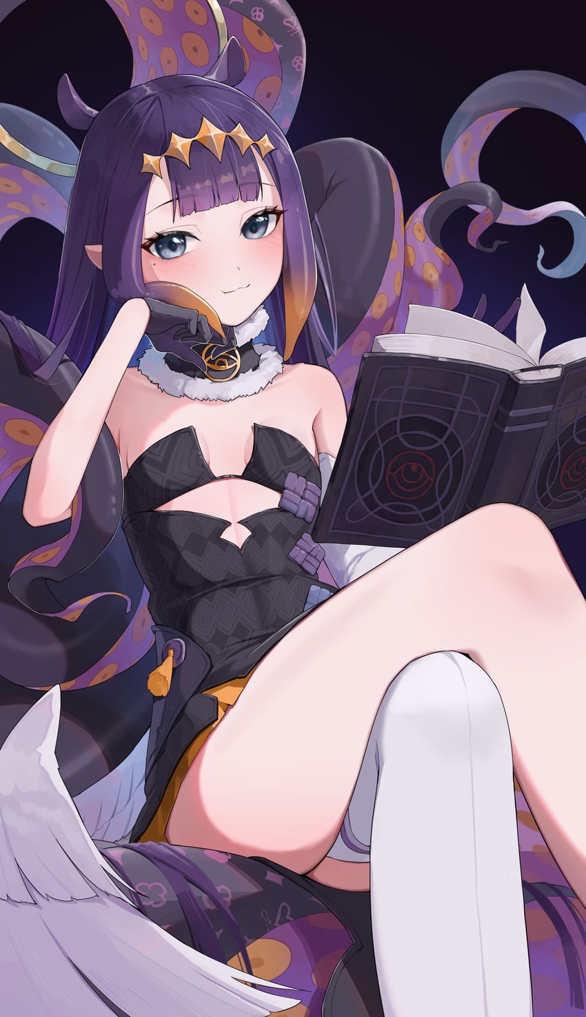 ninomae ina'nis and ao-chan (hololive and 1 more) drawn by uohara_shinji