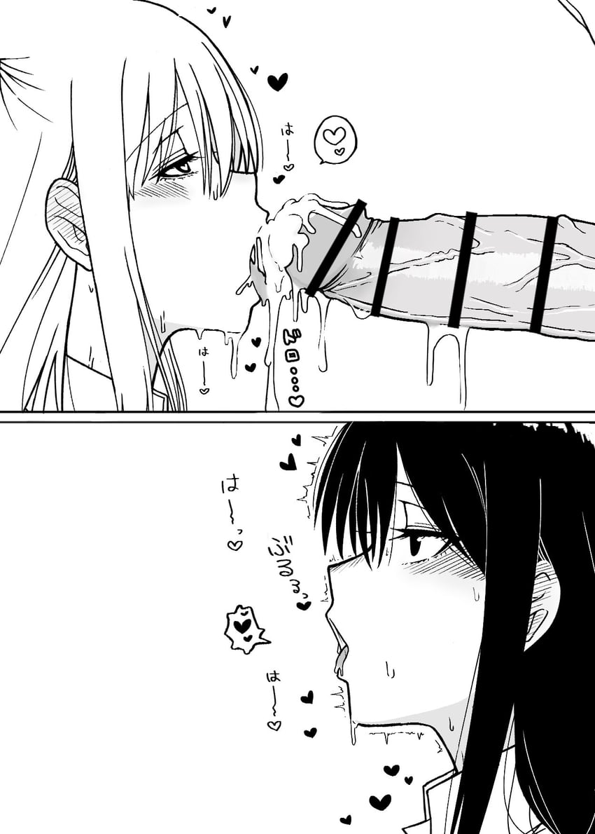tamura yuri and nemoto hina (watashi ga motenai no wa dou kangaetemo omaera ga warui!) drawn by hen_byou_si