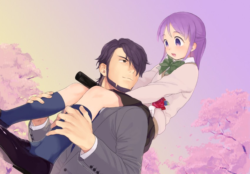 kudou fuyuka and kudou michiya (inazuma eleven) drawn by higebu