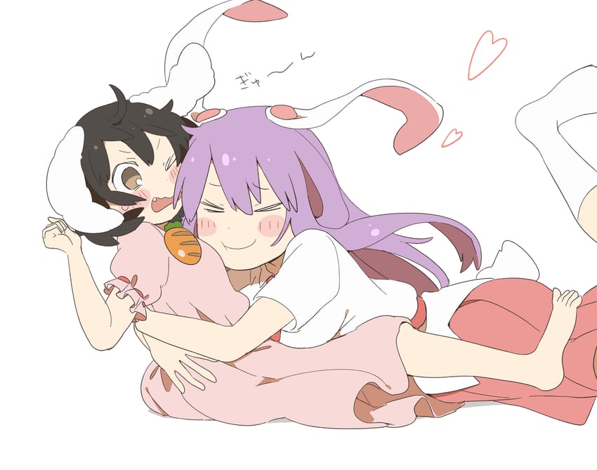 reisen udongein inaba and inaba tewi (touhou) drawn by citrus_(place)