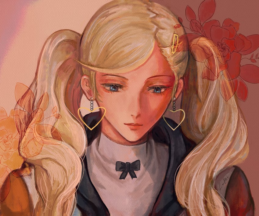 takamaki anne (persona and 1 more) drawn by lana_rm7