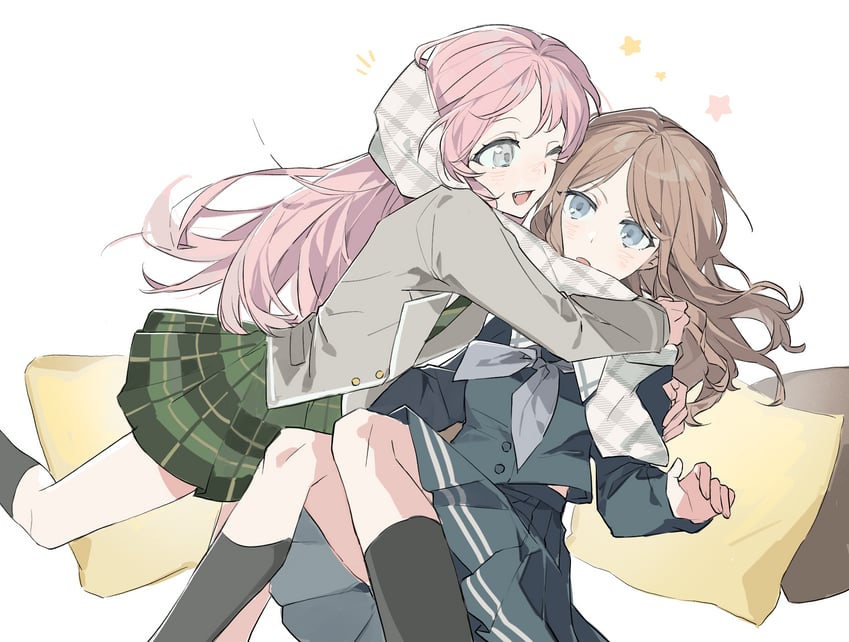 chihaya anon and nagasaki soyo (bang dream! and 1 more)