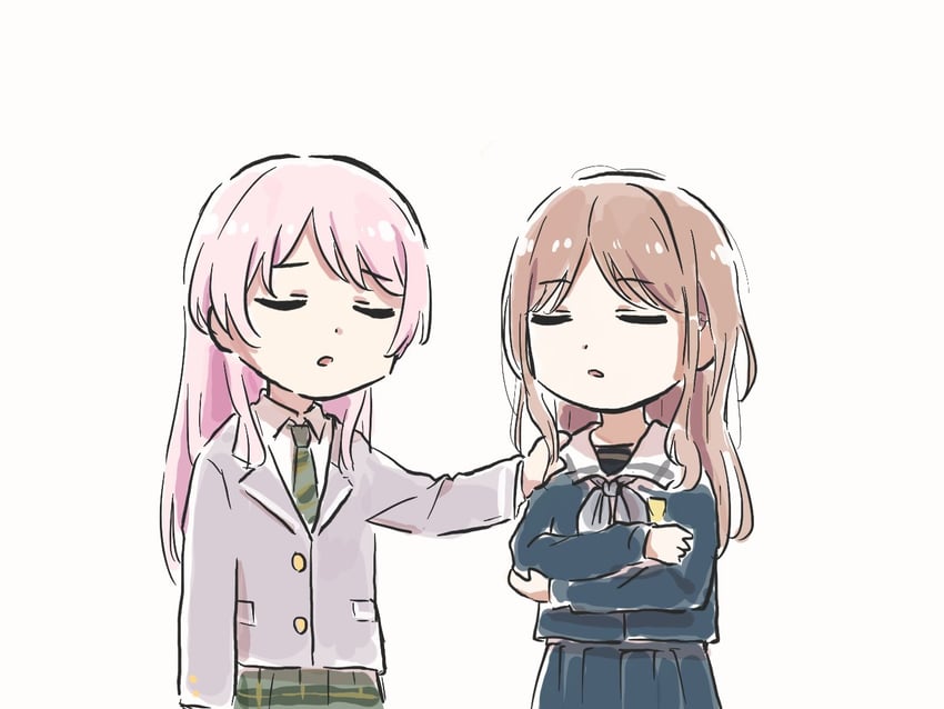 chihaya anon and nagasaki soyo (bang dream! and 1 more) drawn by lyy