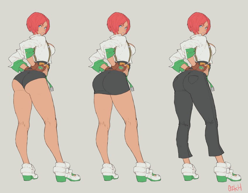 giovanna (guilty gear and 1 more) drawn by ozkh
