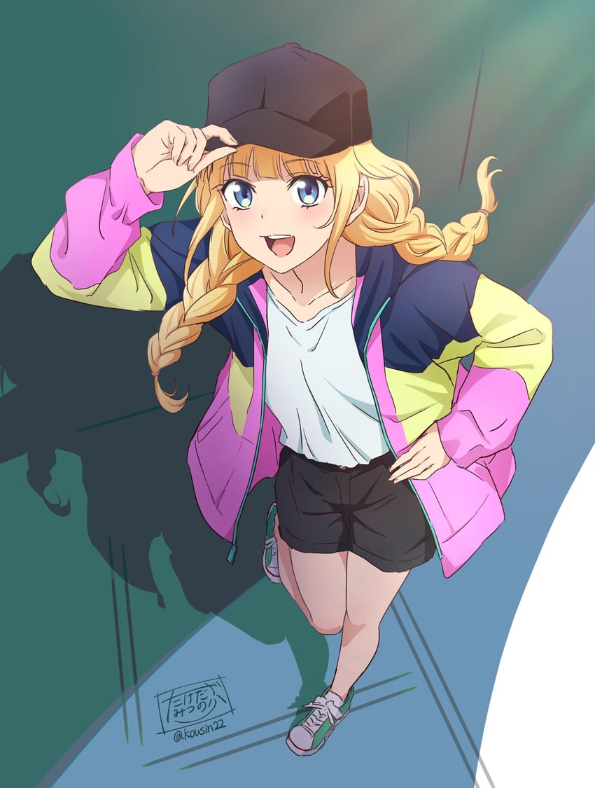 tsukimi eiko (paripi koumei) drawn by kousin